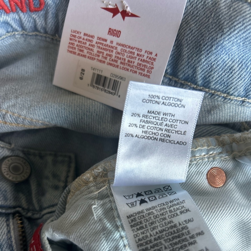 Lucky Brand Light Blue Denim Maxi Skirt NWT 100% cotton size 6/28 - Picture 5 of 7